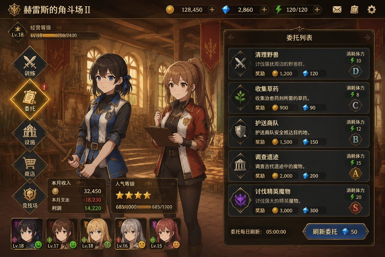 赫雷斯的角斗场Ⅱ 中文界面 资料图 6